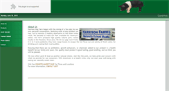 Desktop Screenshot of harrisonhogfarms.com