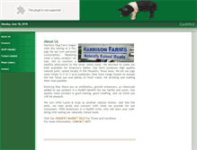 Tablet Screenshot of harrisonhogfarms.com